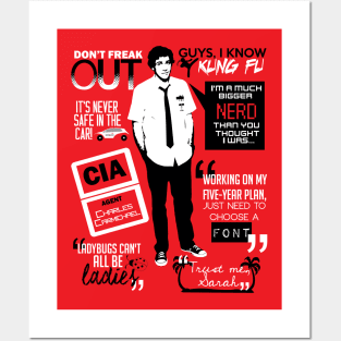 Chuck Bartowski quotes Posters and Art